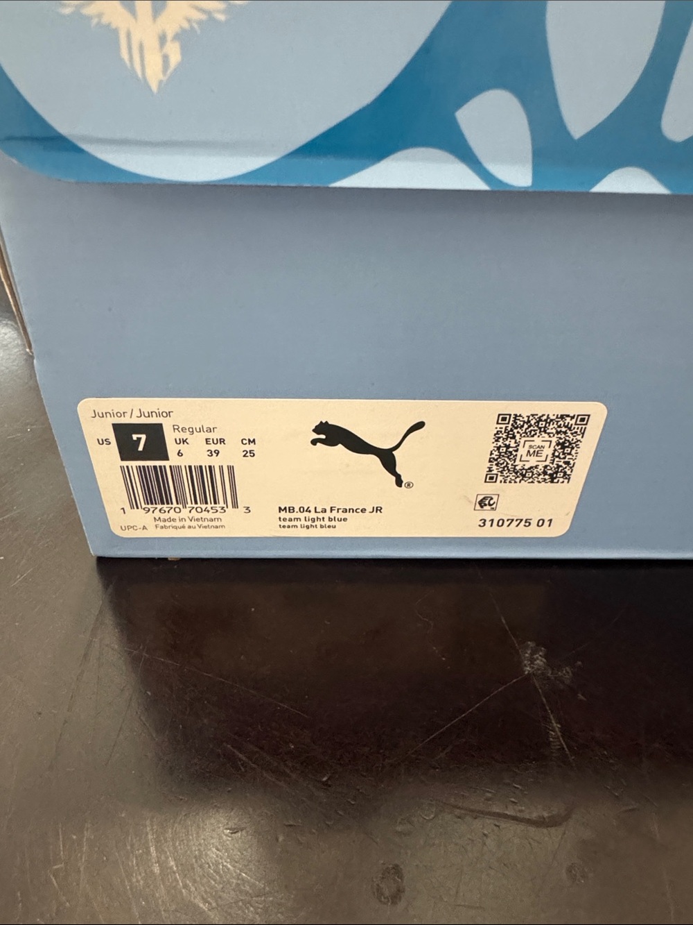 Puma La France Jr size 7 used
